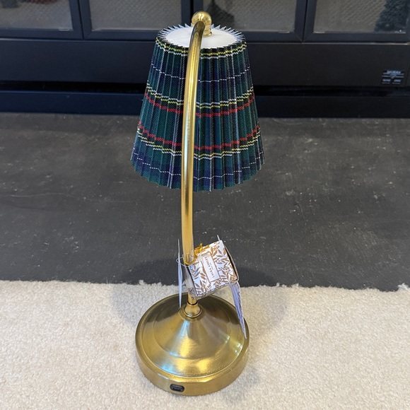 Laura Ashley Plaid Lamp - Picture 4 of 9